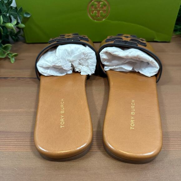 Tory Burch Women's Ines Single Band Slide Tan Sandals Size 5 - Picture 5 of 11